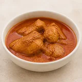 Chicken curry, typical serving