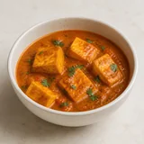 Paneer curry, typical serving