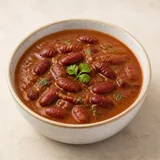 Rajma, typical serving