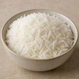 Steamed white rice, typical serving